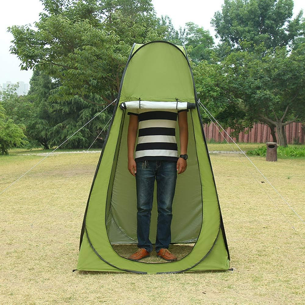 6 FT Portable Changing Tent Camping Shower Tent Privacy Shelter Toilet Dressing Fishing Bathing Storage Room for Outdoor Beach Park