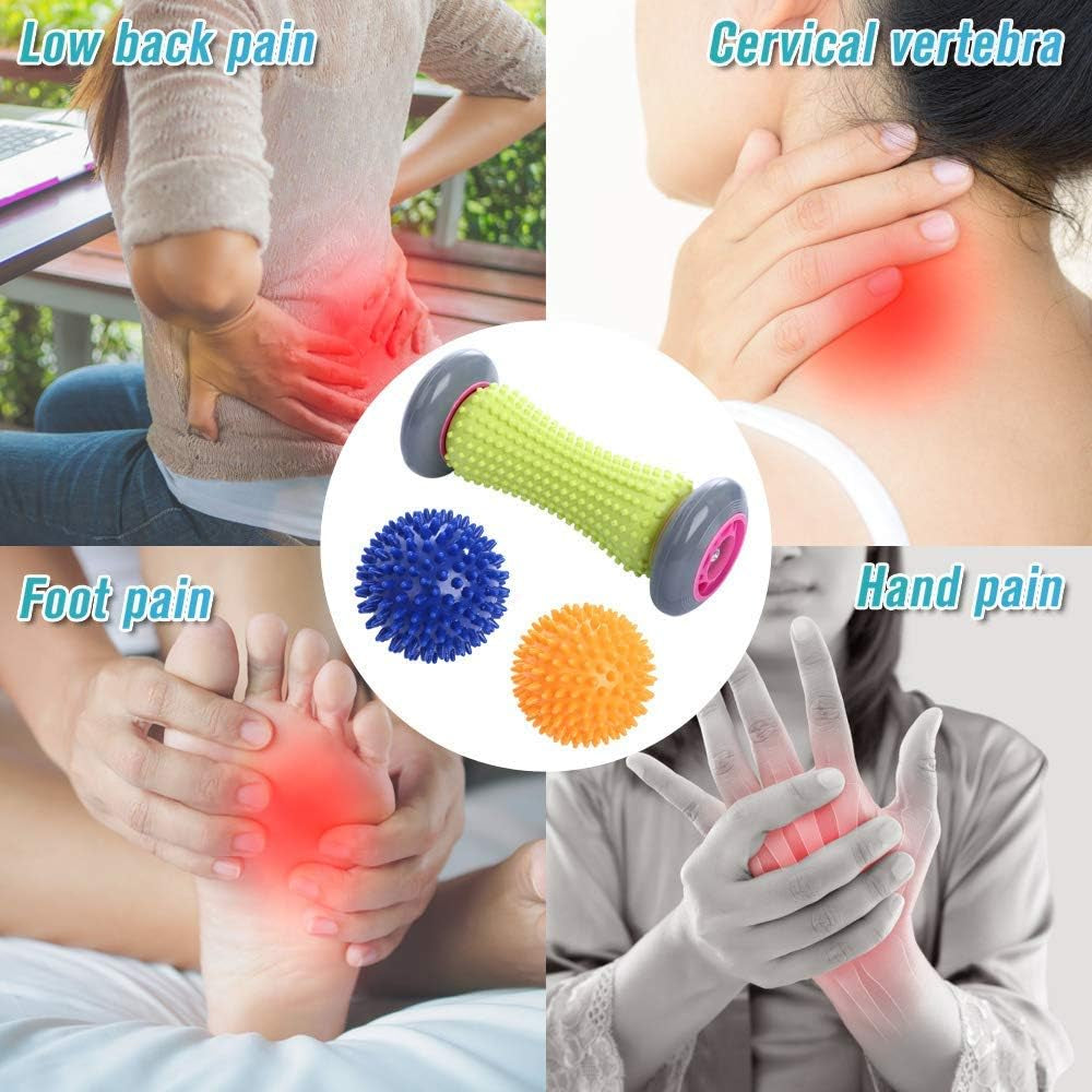 Foot Roller Massage Ball/Plantar Fasciitis Foot Recovery for Relief Plantar Fasciitis and Reflexology Massager
