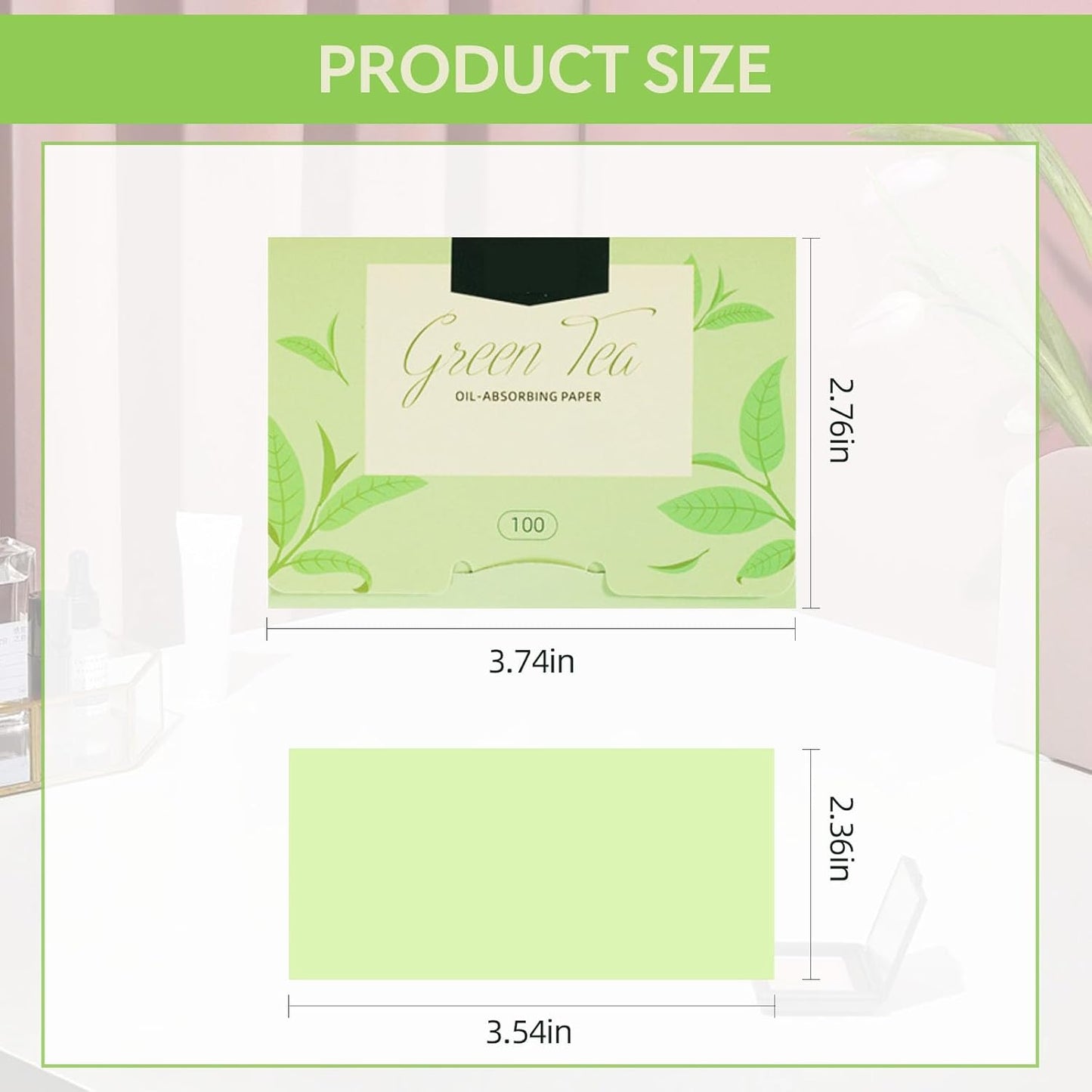 500 Pieces Facial Oil Blotting Paper Facial Skin Care Oil Control Film Oil Absorbing Sheets