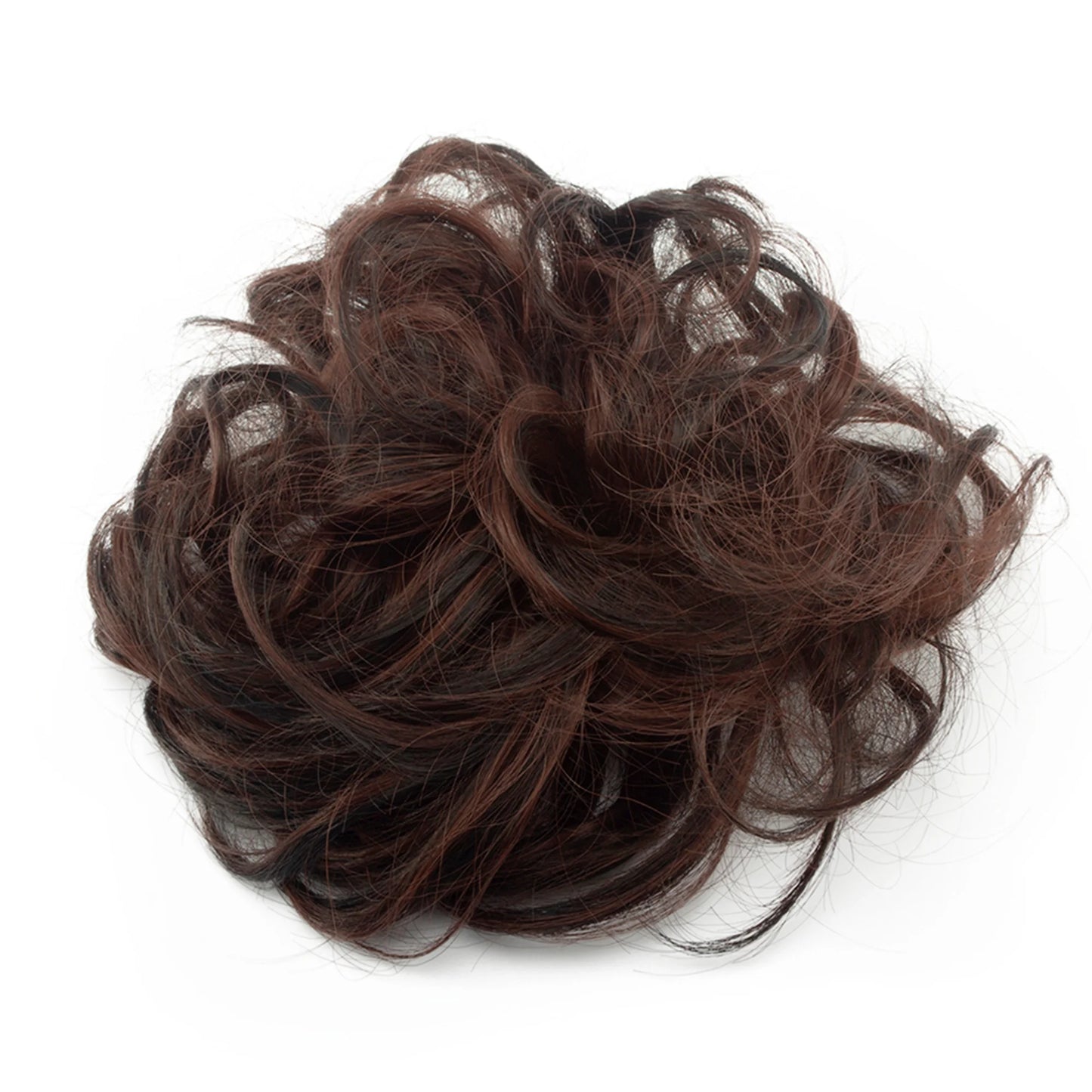 Elegant Woman Donut Ponytail Synthetic Hair Pieces and Buns Big Hair Messy Dish Hair Bun Ponytail Extensions Chignon