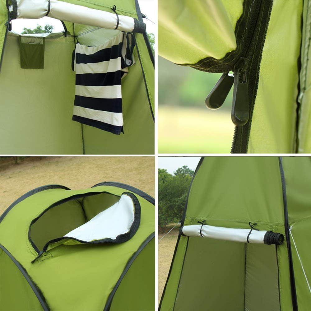 6 FT Portable Changing Tent Camping Shower Tent Privacy Shelter Toilet Dressing Fishing Bathing Storage Room for Outdoor Beach Park