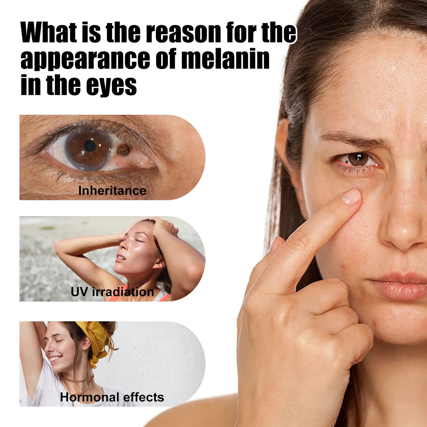 Anti Dark Circles Eye Serum Anti-Fatigue Dark Circles Fade Fine Lines under the Eyes Remove Eye Bags Puffiness Eye Massager Care