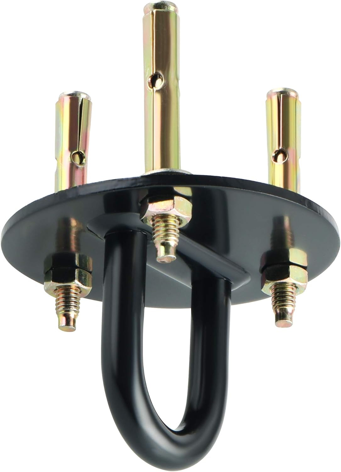 Stainless Steel Black Ceiling Hooks Hammock Swing Hook Hanger Heavy Duty Eyebolt Hanging Kit,Dd004B-4P Pack of 4