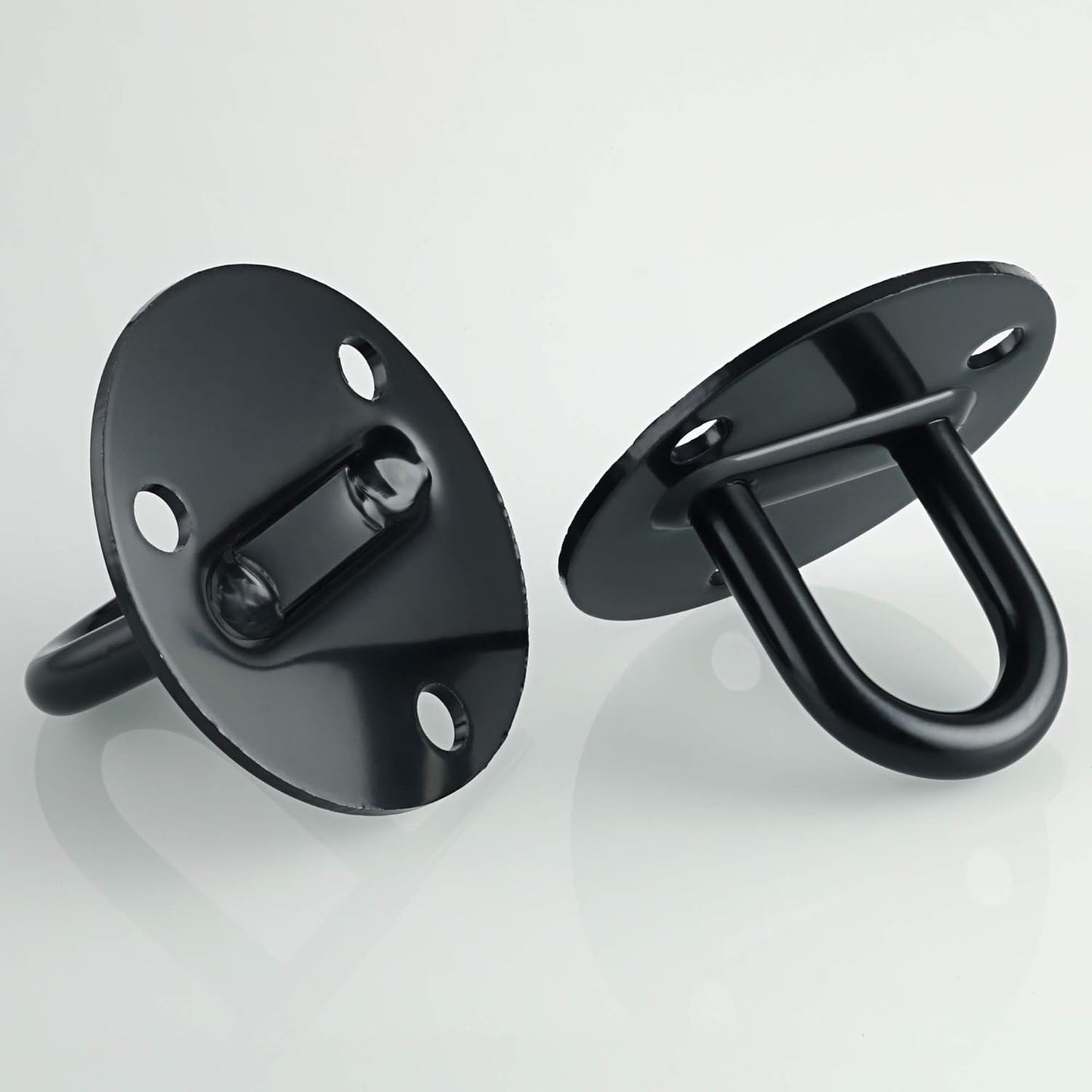 Stainless Steel Black Ceiling Hooks Hammock Swing Hook Hanger Heavy Duty Eyebolt Hanging Kit,Dd004B-4P Pack of 4