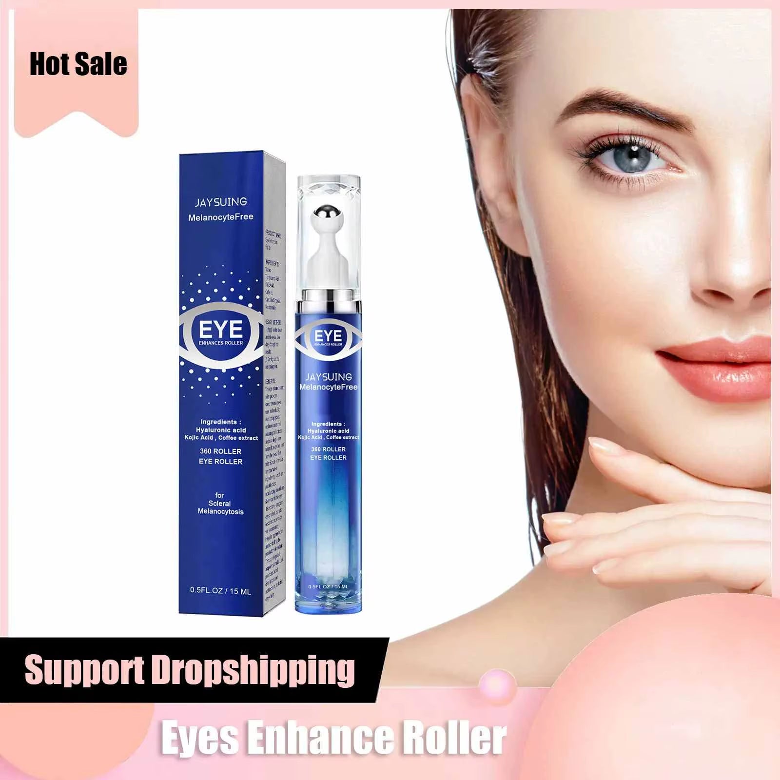 Anti Dark Circles Eye Serum Anti-Fatigue Dark Circles Fade Fine Lines under the Eyes Remove Eye Bags Puffiness Eye Massager Care