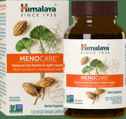 Menocare with Shatavari for Multi-Symptom Menopause Relief, 120 Capsules
