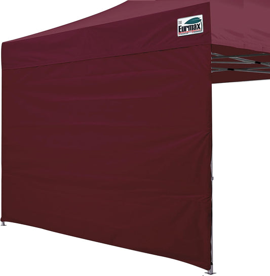 USA Instant Canopy Sunwall Tent Sidewalls for 10X10 Pop up Canopy Tent,1 Pack Sidewall Only (Burgundy)