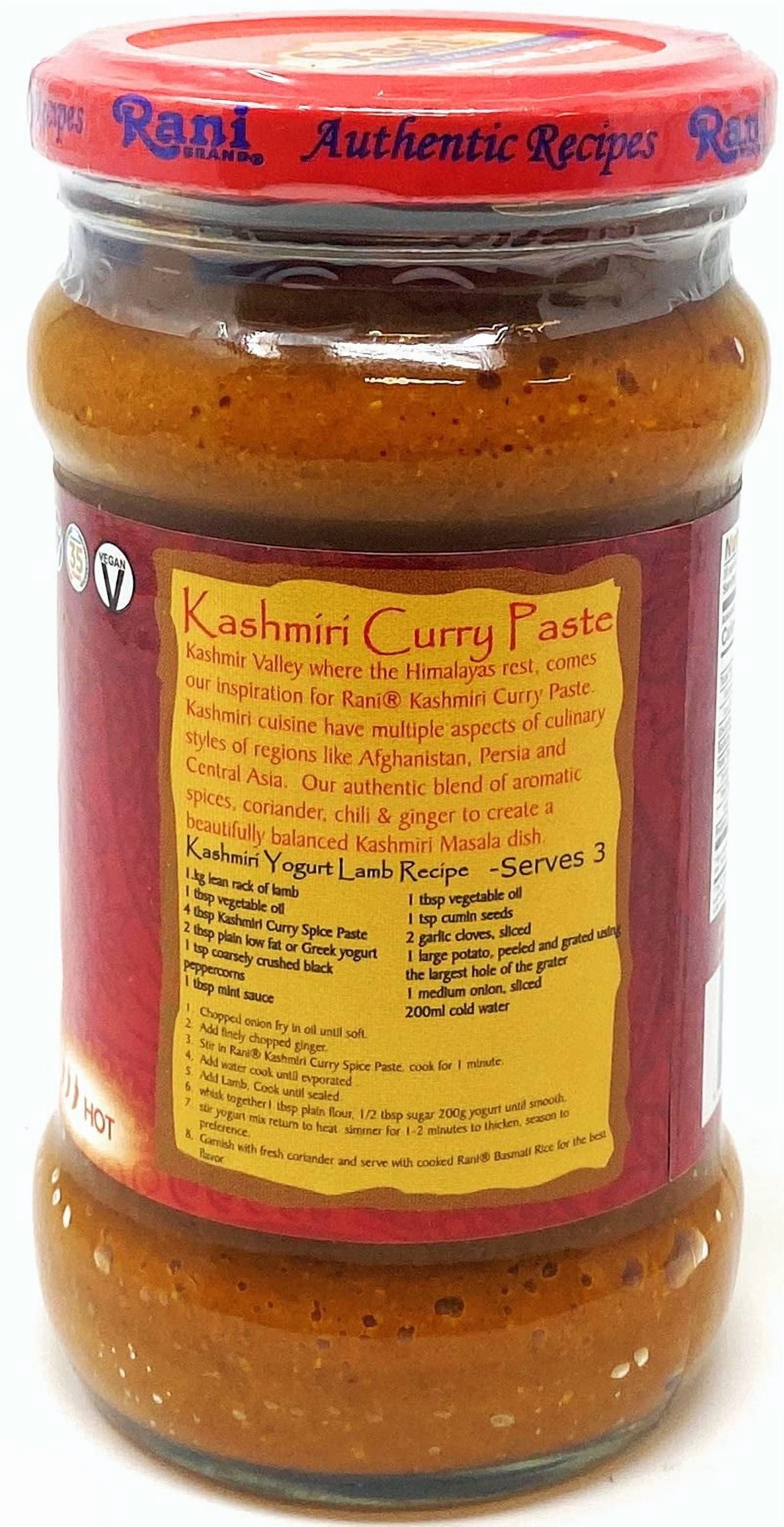 Rani Kashmiri Masala Curry Paste 10.5Oz (300G) Glass Jar ~ All Natural | NON-GMO | Vegan | Gluten Free | Indian Origin, Cooking Spice Paste