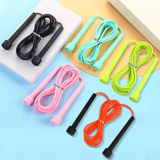 Jump Rope for Student [10 Pack], Flexible Silicone Tangle-Free Jump Rope Cable Length Adjustable Skipping Rope for Exercise Fitness