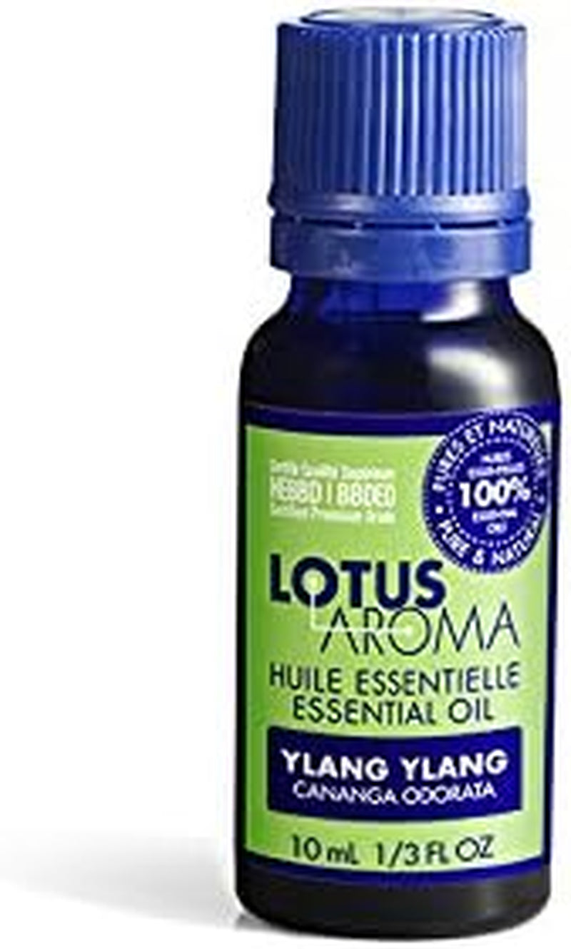 Premium Grade Ylang Ylang Essential Oil, 100% Pure & Undiluted, Relaxing Scent, Natural Essential Oil for Humidifier, Aromatherapy Oil, Fragrance Oil - Huile Essentielle 0.3Oz (10Ml)