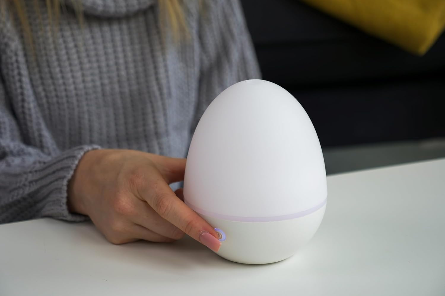 Mini Zen Ultrasonic Diffuser with Color-Changing Lights and Auto Shut-Off - 100Ml