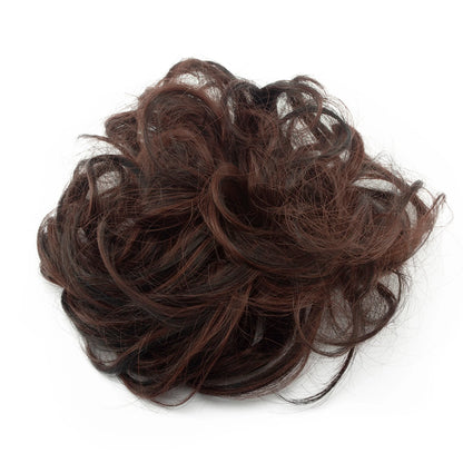 Elegant Woman Donut Ponytail Synthetic Hair Pieces and Buns Big Hair Messy Dish Hair Bun Ponytail Extensions Chignon