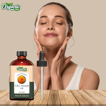 Yellow Marigold (Tagetes Erecta) Oil | Pure & Natural Essential Oil for Aroma, Diffusers & Skincare - 118Ml/3.99Fl Oz