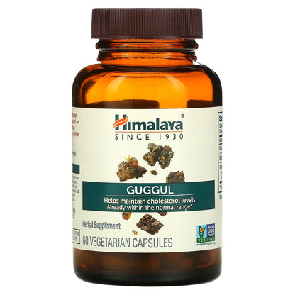 Guggul Herbal Supplement, HDL & LDL Support, Liver Cleansing, 60 Capsules