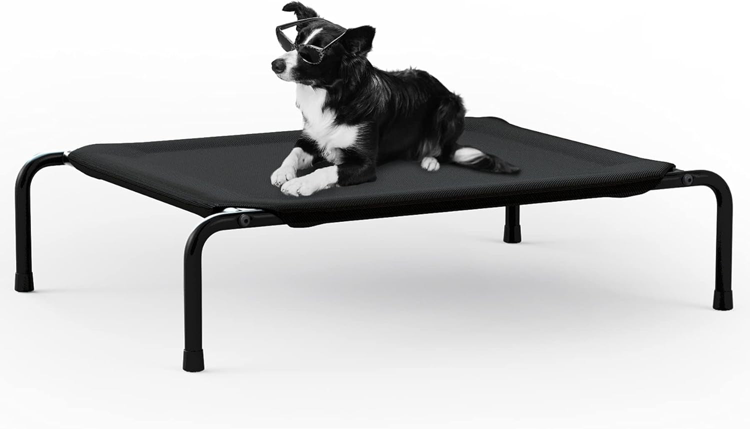 Elevated Dog Bed for Small Medium Large Dogs and Pets Portable Raised Pet Cooling Cot with Breathable Mesh Durable Frame Washable Ped Bed for Camping or Beach Indoor or Outdoor Use, a M