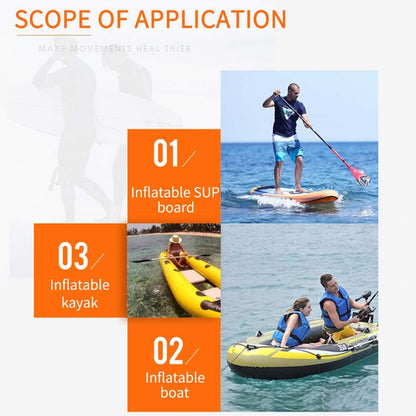 Stand up Paddle Board Paddle - 3 Pieces Adjustable Aluminium Alloy Floating SUP Paddle with Storage Bag, Portable Durable Oars