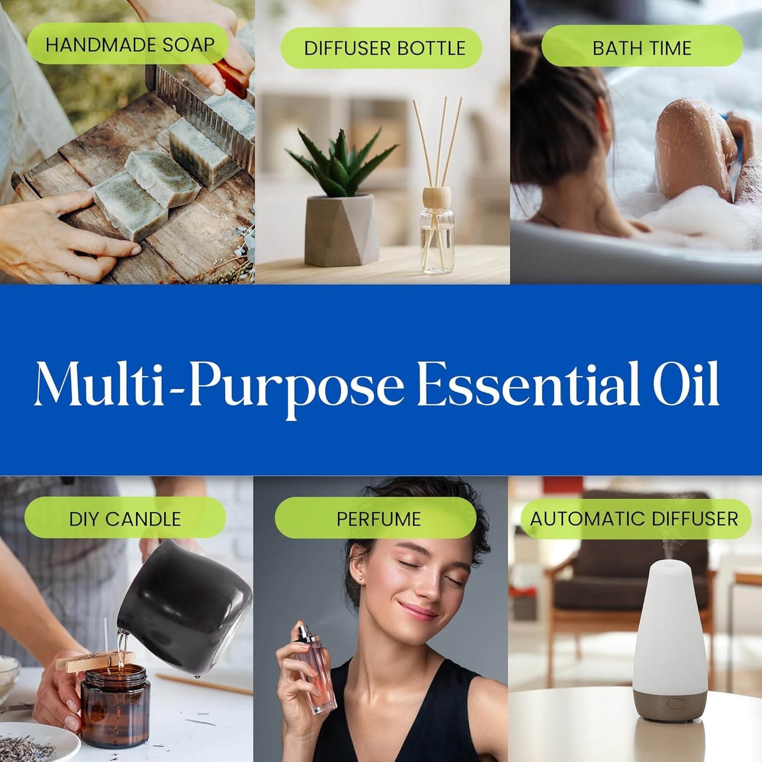 Premium Grade Ylang Ylang Essential Oil, 100% Pure & Undiluted, Relaxing Scent, Natural Essential Oil for Humidifier, Aromatherapy Oil, Fragrance Oil - Huile Essentielle 0.3Oz (10Ml)