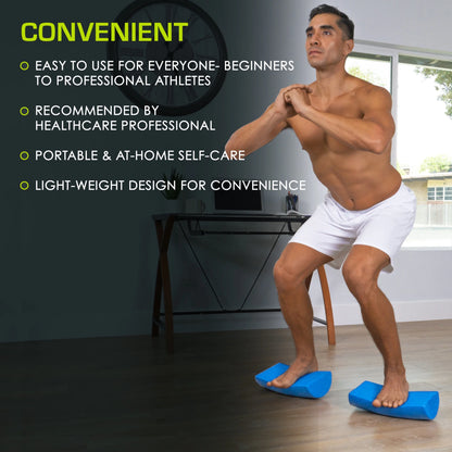 Flex Foam Rollers, Full and Half, 36"L or 12"L for Muscle Therapy (MFR), Core Stabilization and Balance Exercises