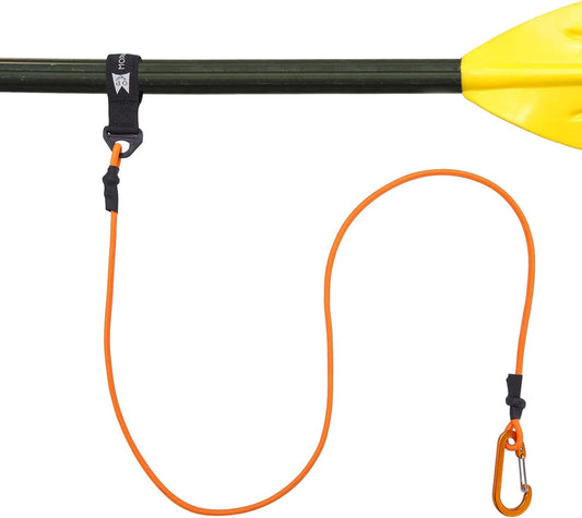 Kayak Paddle Leash, Paddle Leash Lightweight Coiled Kayak Rod Leashes for SUP Kayaking Canoing Fishing Boating