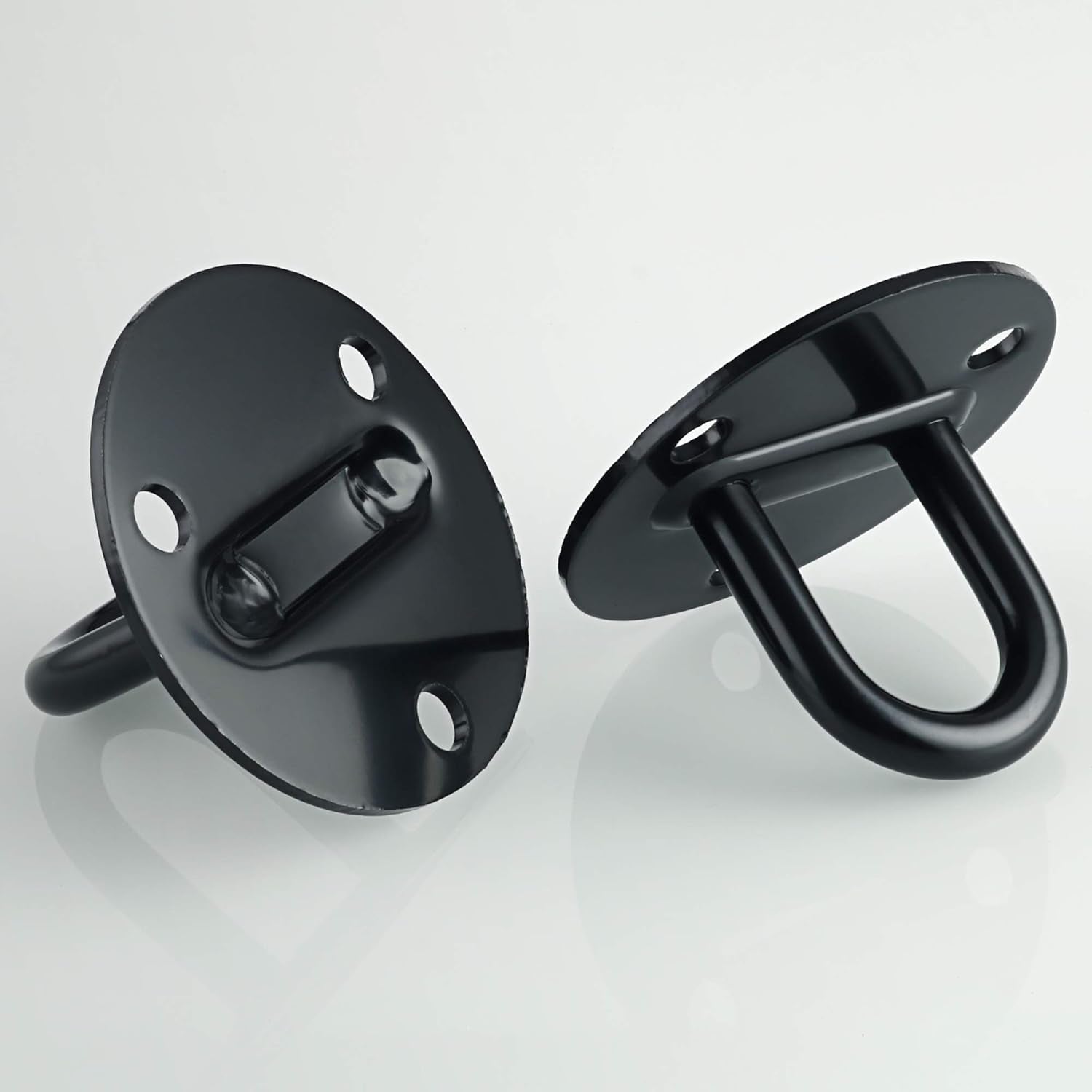 Stainless Steel Black Ceiling Hooks Hammock Swing Hook Hanger Heavy Duty Eyebolt Hanging Kit,Dd004B-4P Pack of 4