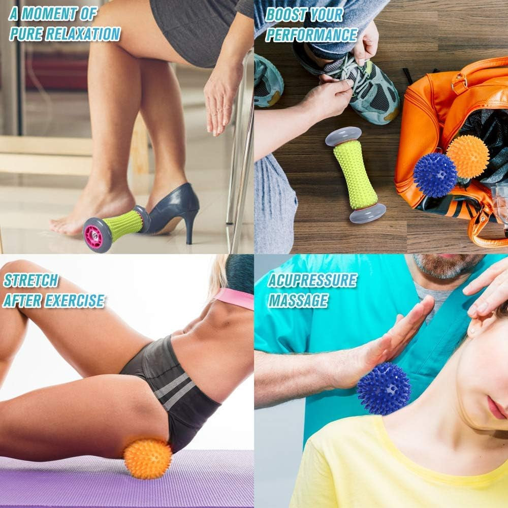 Foot Roller Massage Ball/Plantar Fasciitis Foot Recovery for Relief Plantar Fasciitis and Reflexology Massager